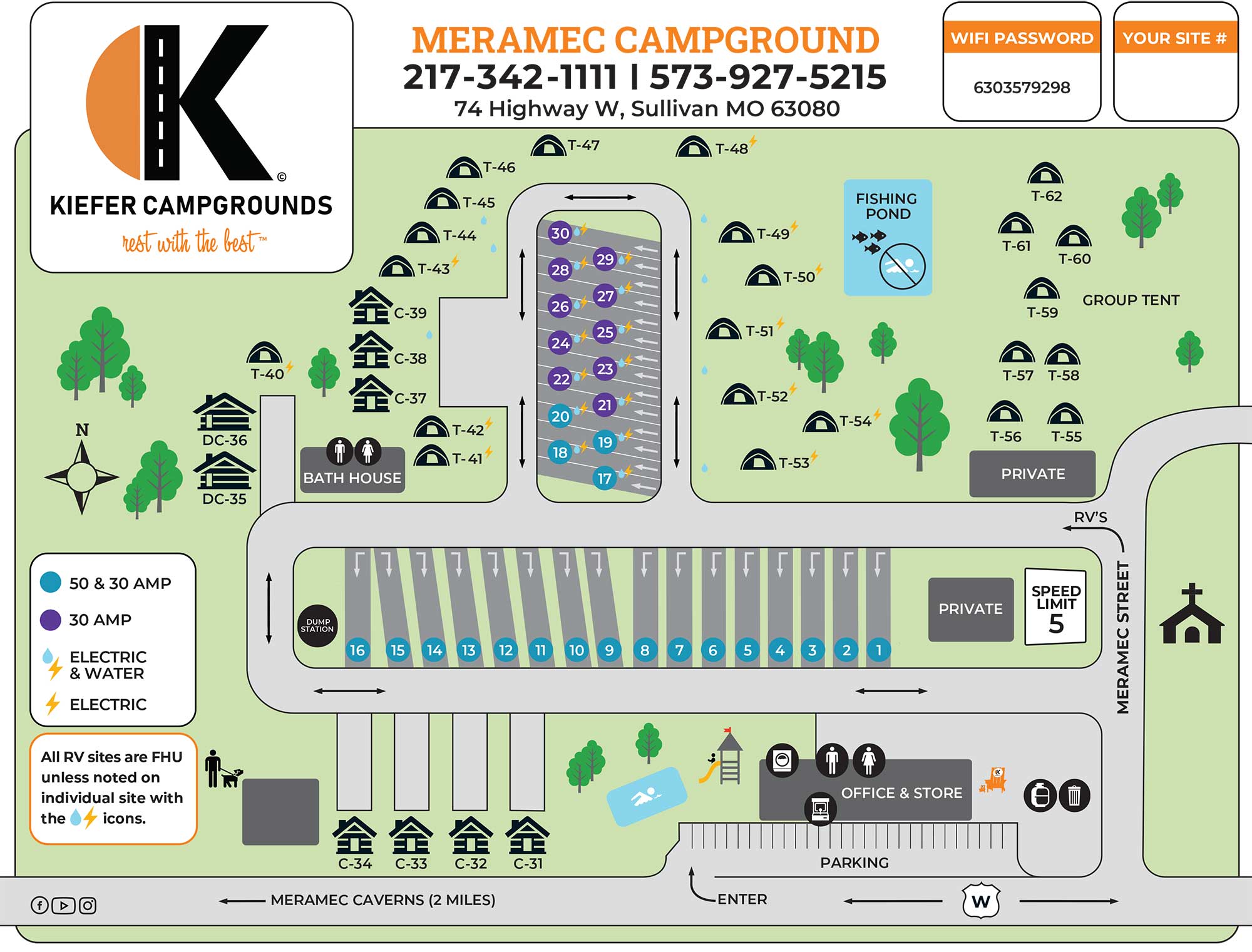 Campground Sites Meramec Campground