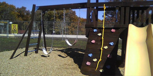 Meramec Campground Playground for kids