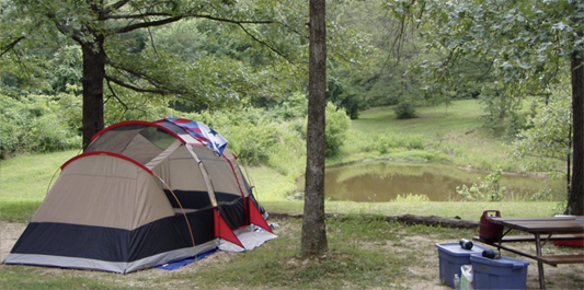 Meramec Campground Tent Camping